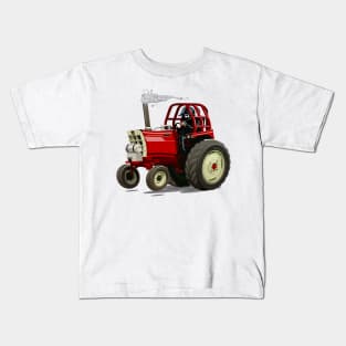 Cartoon tractor Kids T-Shirt